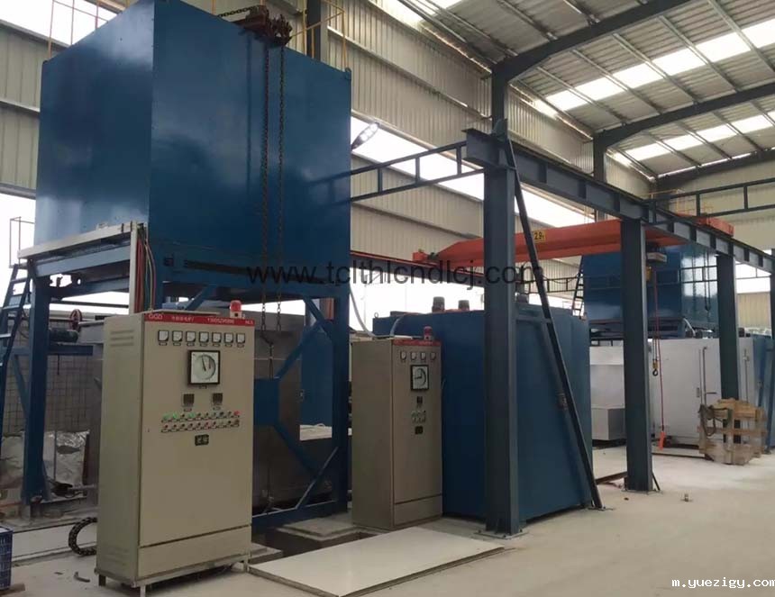铝合金固溶热处理炉安装现场